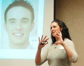 ABMP Education Facilitator Taffie Lewis in action at an IFL workshop.